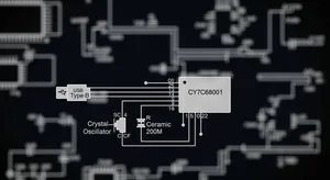 Forget complex schematics a simple CY7C68001 circuit diagram.