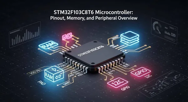 STM32F103C8T6 Microcontroller: Pinout, Memory, and Peripheral Overview